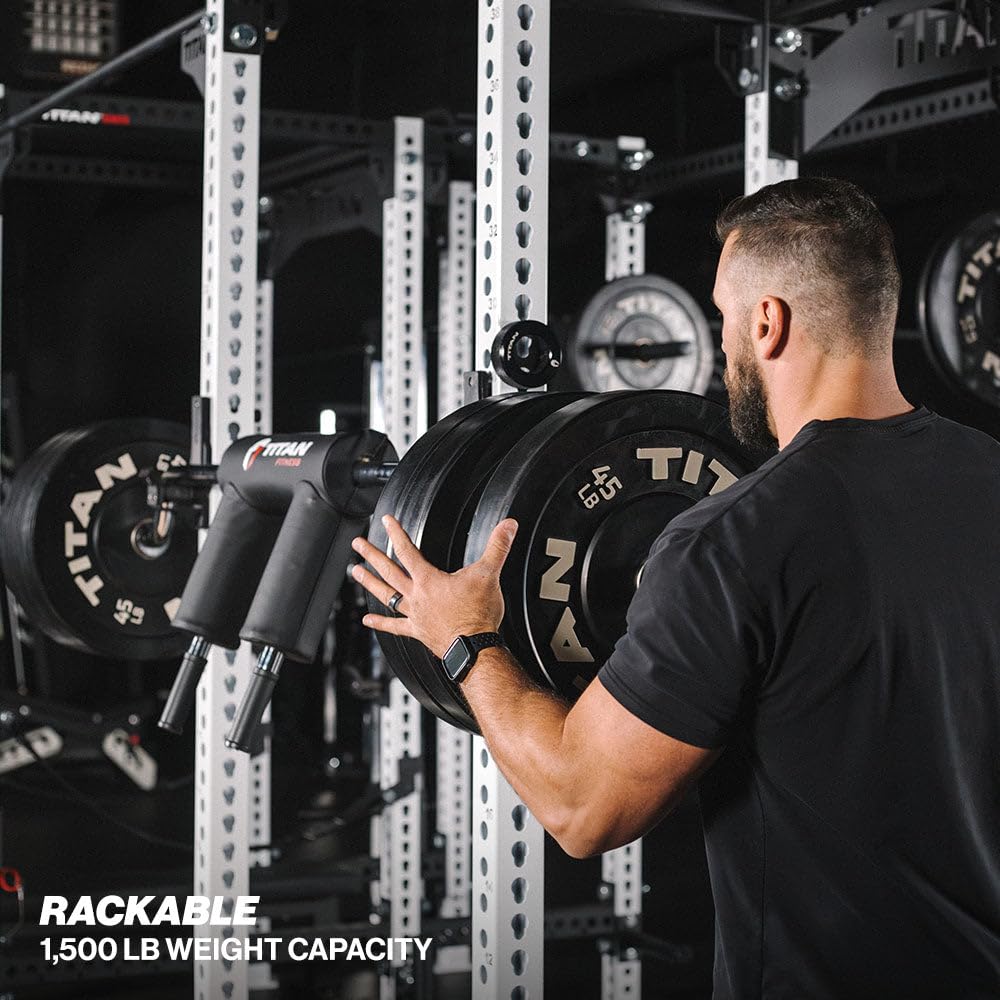 TITAN FITNESS セーフティスクワット バー Amazon.com : Titan Fitness Rackable Safety Squat Bar, Cambered